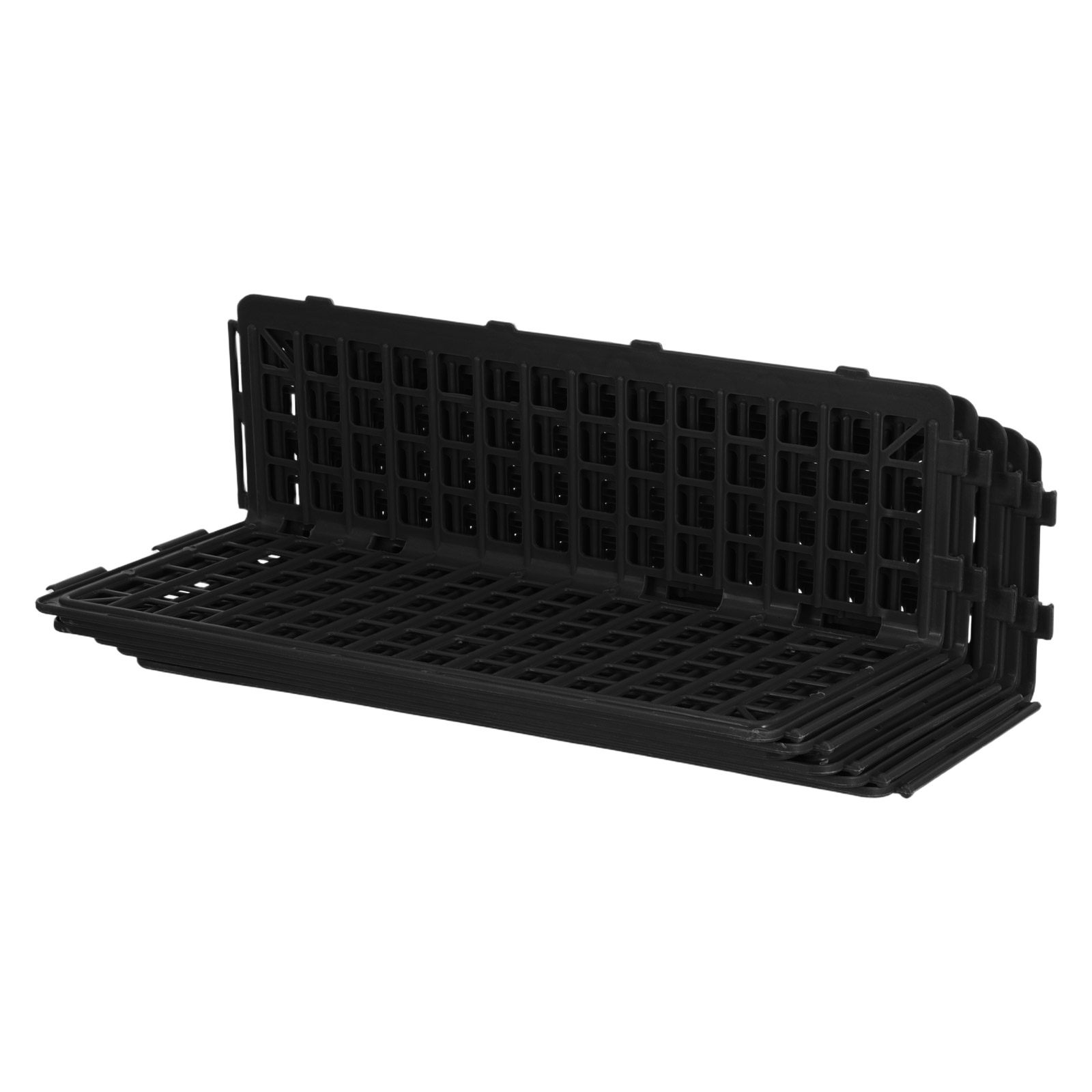 Food Storage With Dividers - スーパーマーケット用棚の仕切り板6枚セット - 棚用プラスチック製仕切り - 果物や野菜の保管ラック、生鮮食品の陳列用仕切り