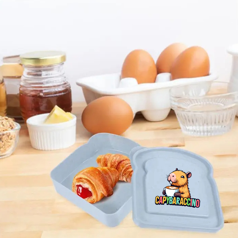 カピバラサンドイッチ食品保存ケースコンテナサラダフルーツスナ - Food Storage Meals のレビューと価格