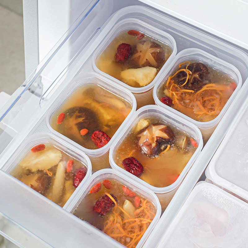 6グリッド食品保存容器、野菜・果物鮮度保持ボックス、蓋付き、 - Food Storage Oven Safe のレビューと価格