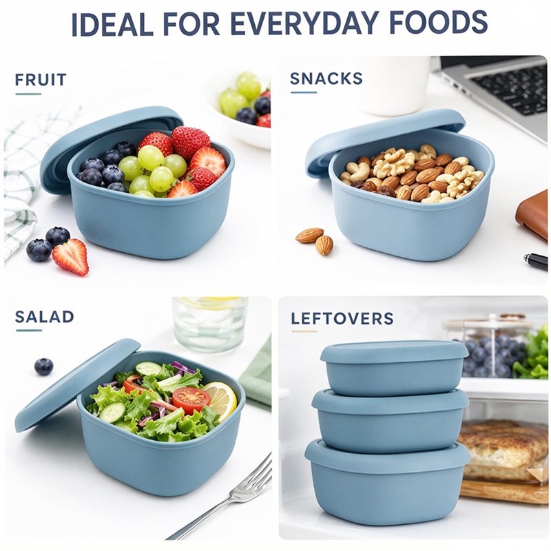 【サイバーマンデー】電子レンジ対応シリコン製食品保存容器、3 - Food Storage Oven Safe のレビューと価格