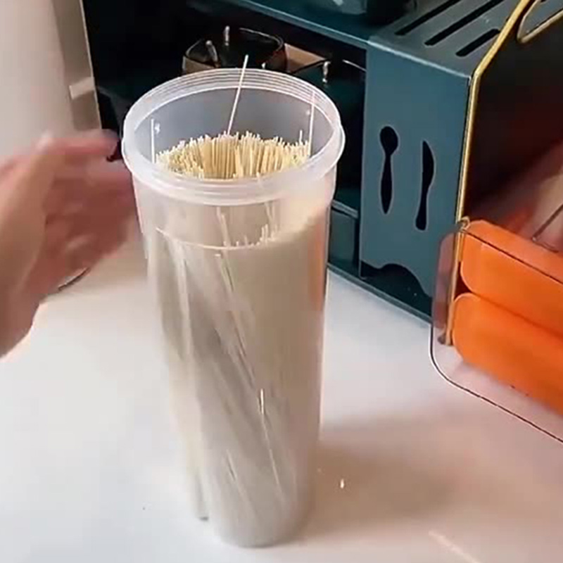 食品グレードプラスチック製麺収納缶 密閉キッチン食品容器 定 - Food Storage With Dividers のレビューと価格