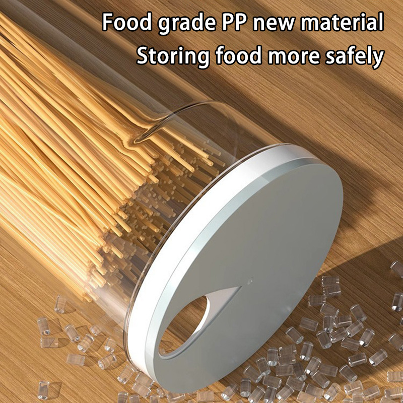 食品グレードプラスチック製麺収納缶 密閉キッチン食品容器 定 - Food Storage With Dividers のレビューと価格