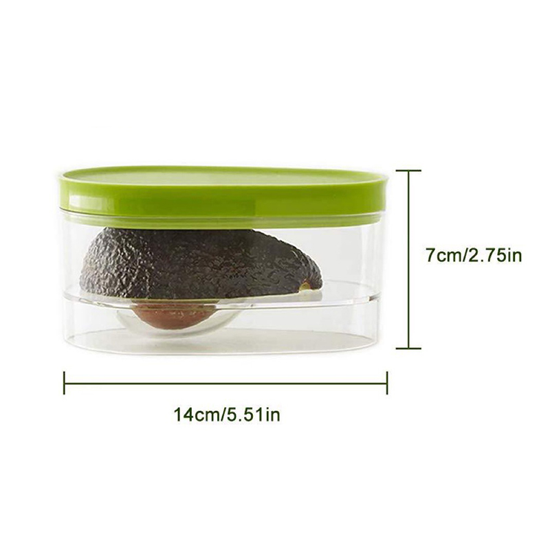 アボカド食品保存ボックス省スペースプラスチックフルーツコンテ - Food Storage Meals のレビューと価格