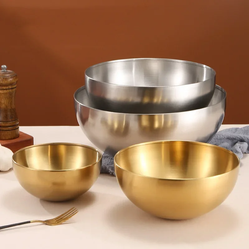 厚いステンレス鋼のフルーツサラダボウル 15 センチメートル - Food Storage Meals のレビューと価格