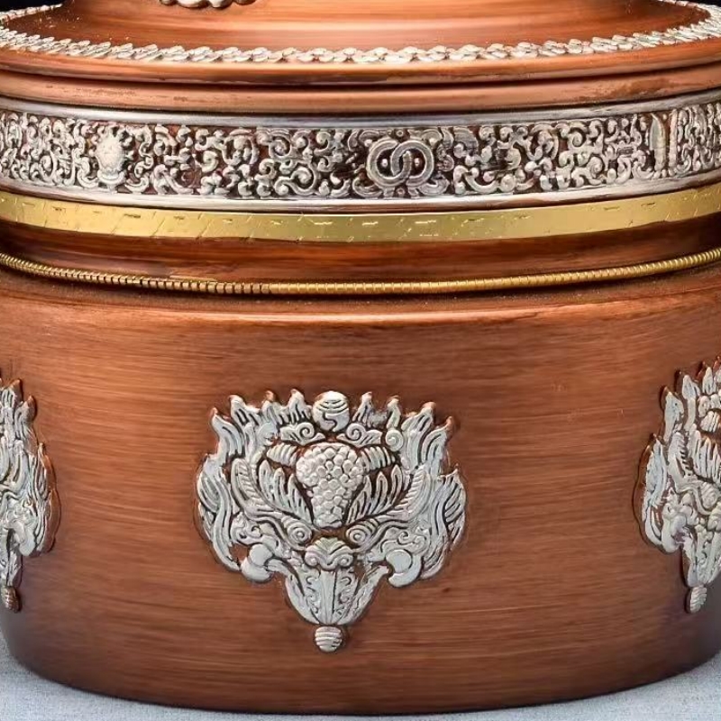 ネパールの複数のスタイルとサイズの瓶、彫刻チベットパターン食 - Food Storage With Dividers のレビューと価格